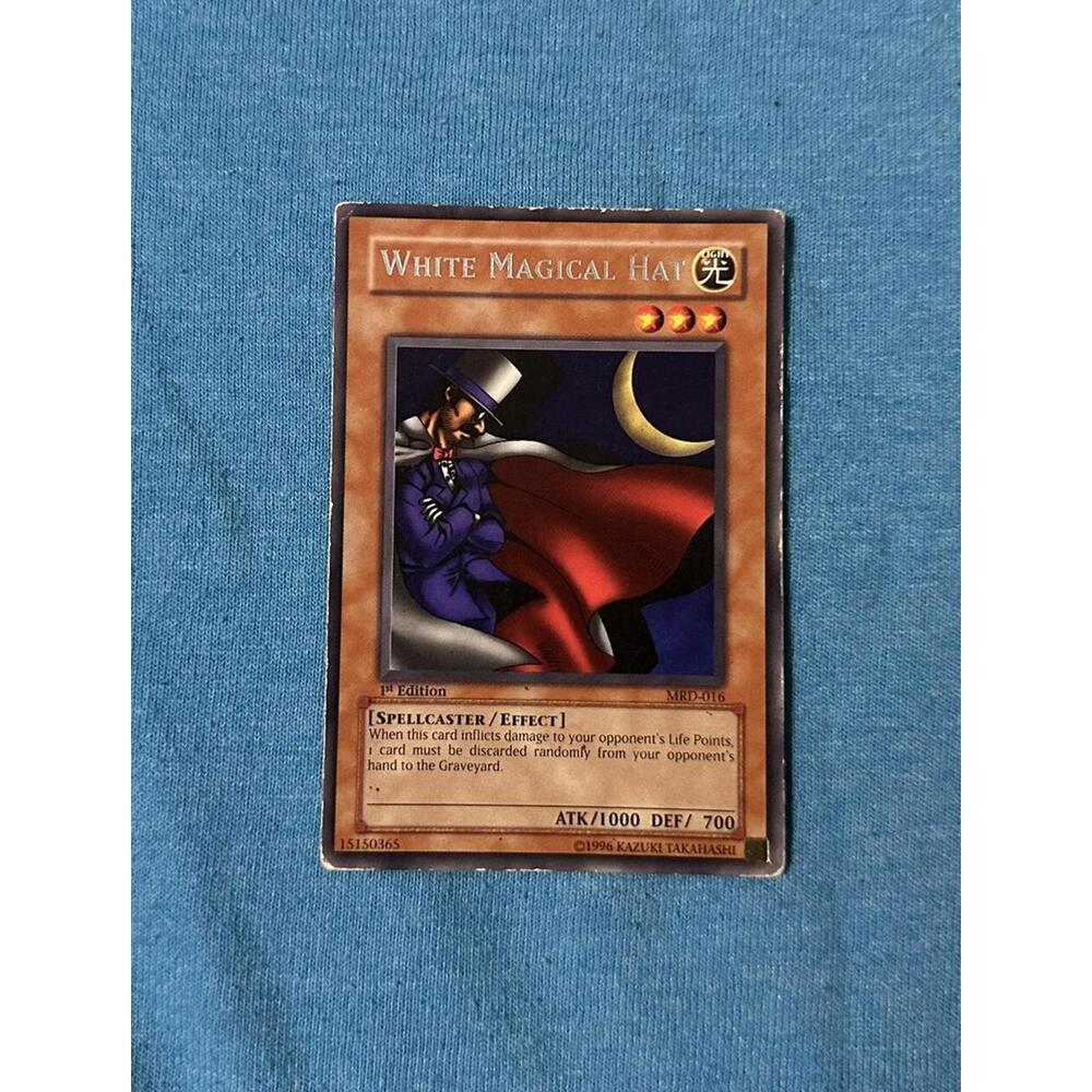 Yu-Gi-Oh - White Magical Hat - 1st Edition Card - MRD-016 - Metal Raiders Deck